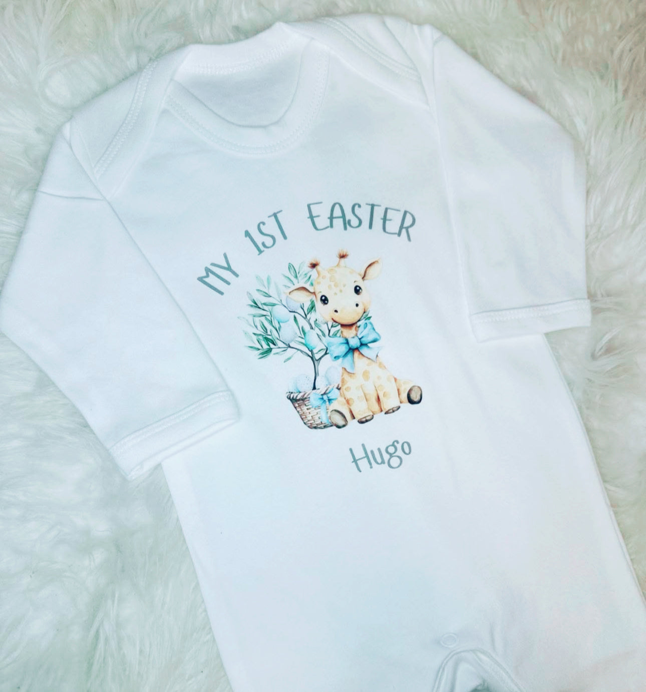 GIRAFFE MY FIRST EASTER ROMPERSUIT