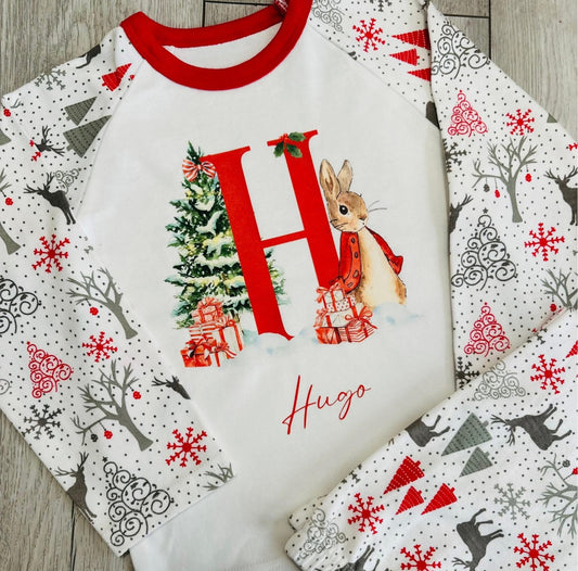 INITIAL RABBIT CHRISTMAS PYJAMAS