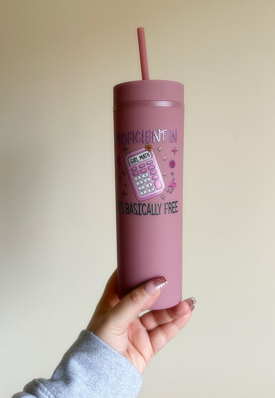 Girl Math Tumbler