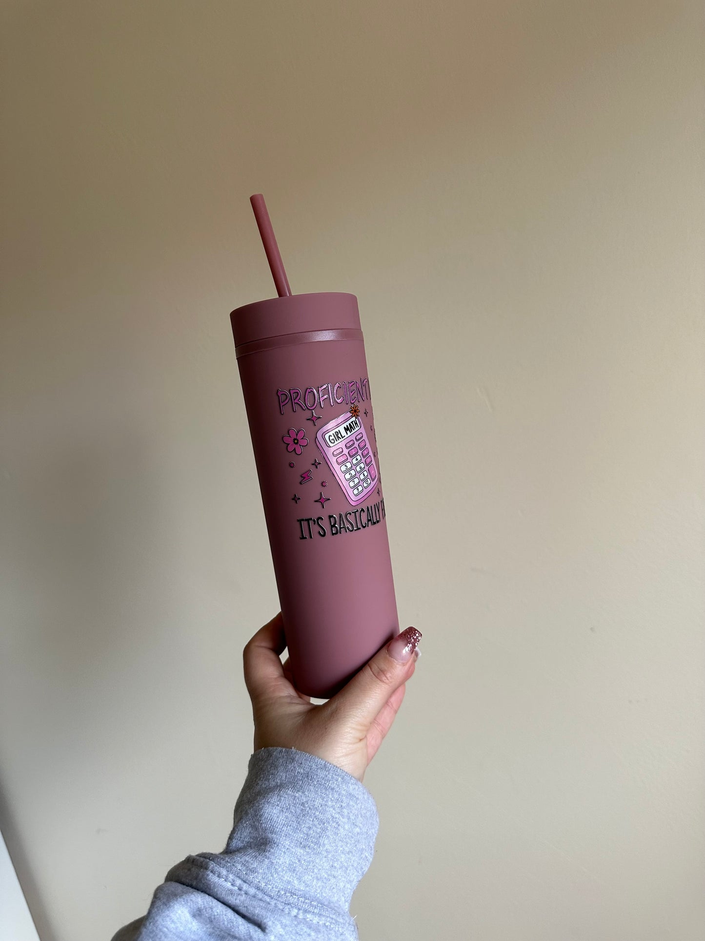 Girl Math Tumbler