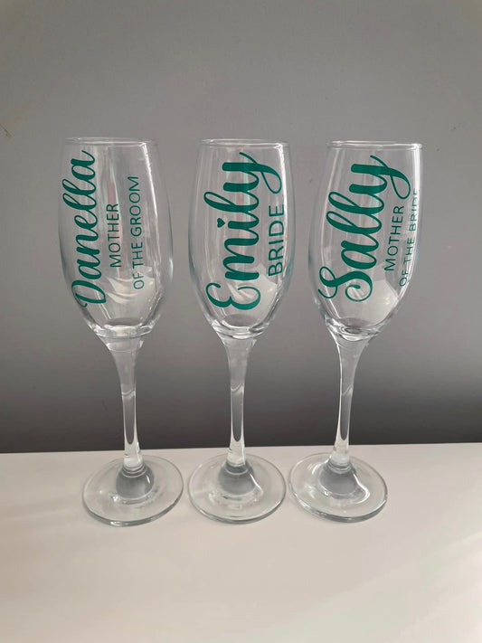 Personalised Flute Glasses