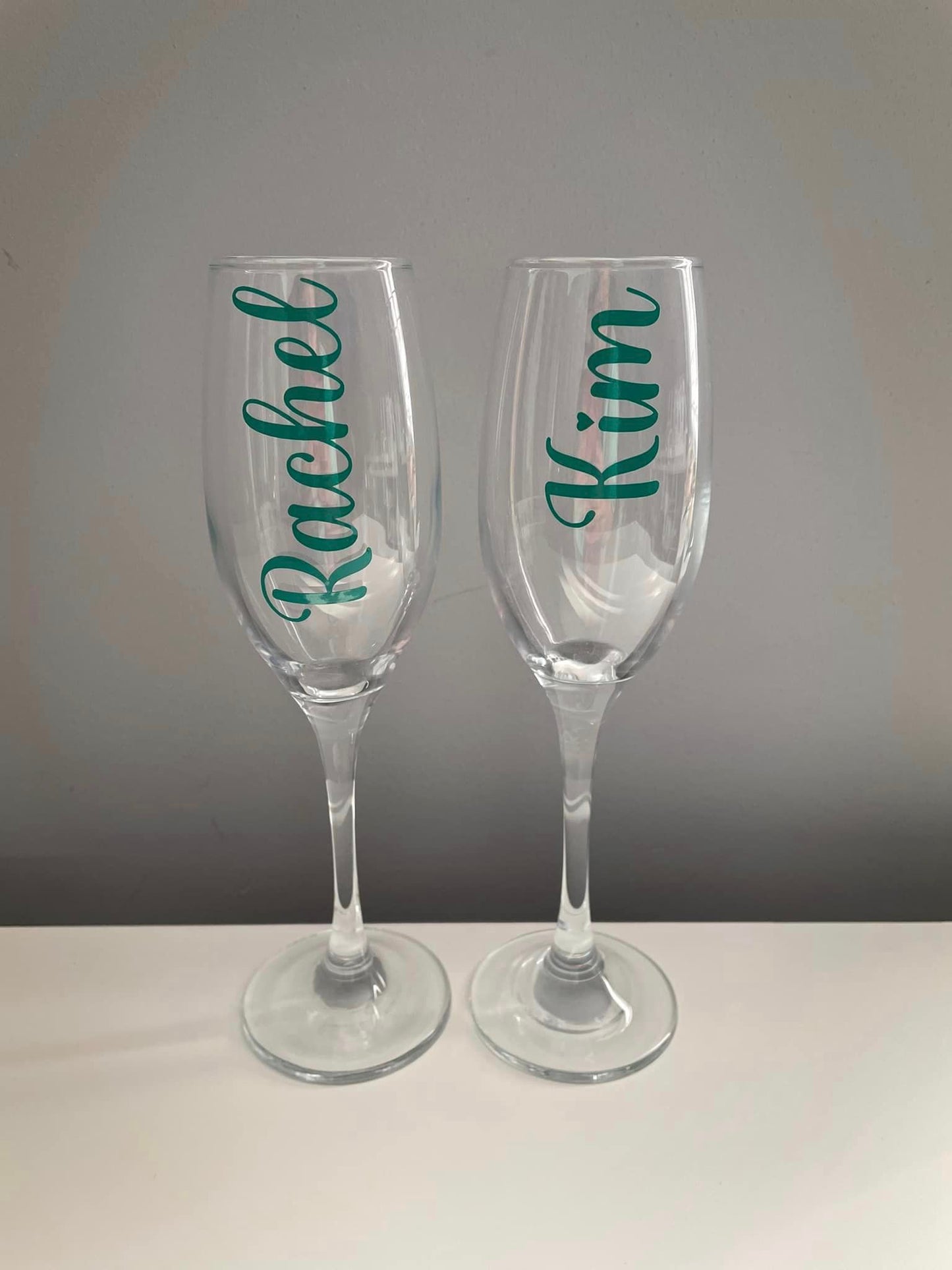 Personalised Flute Glasses