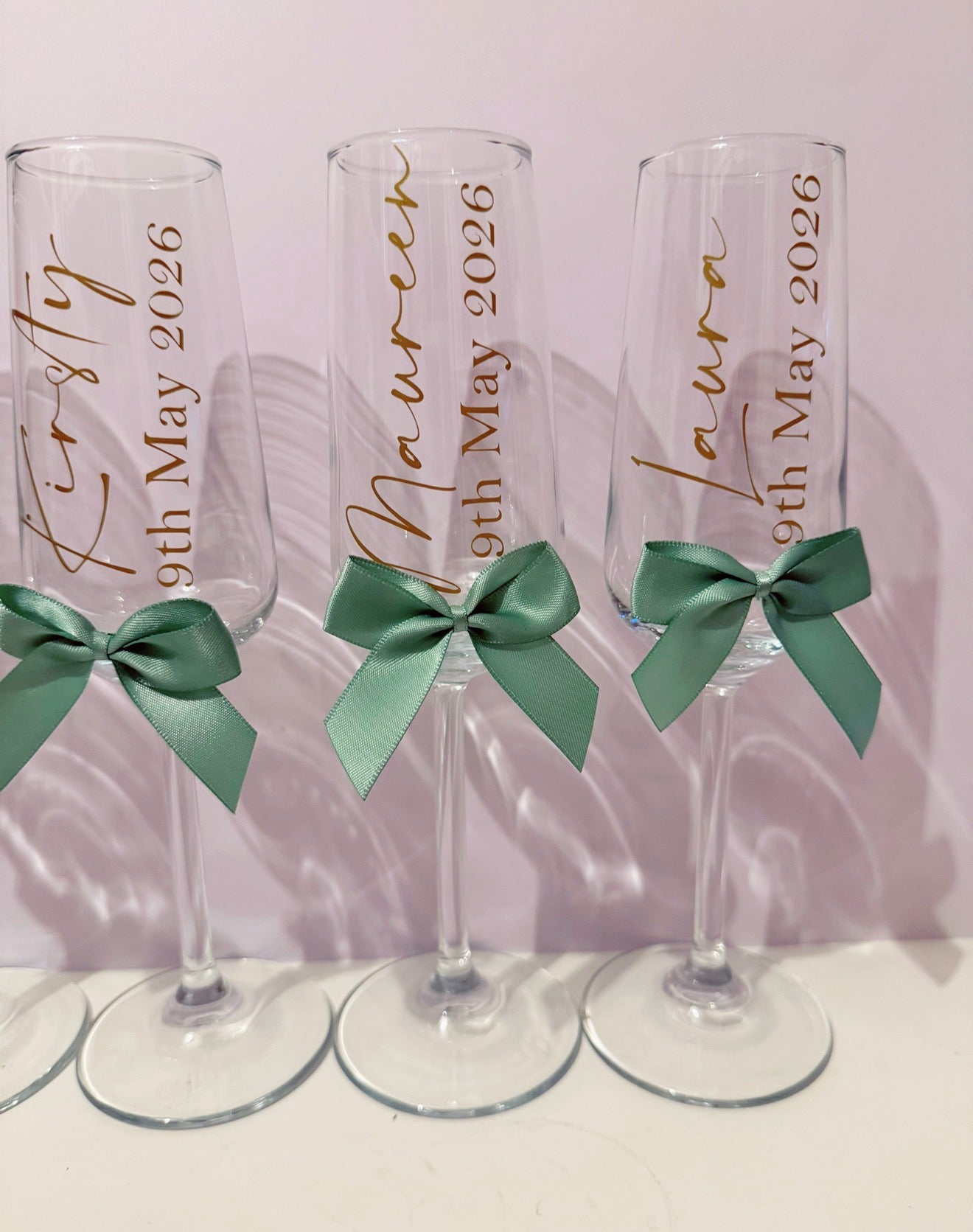WEDDING GLASS FLUTES