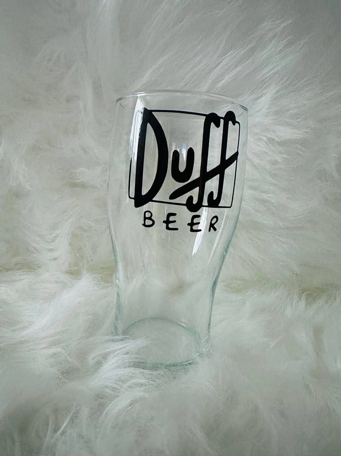 DUFF BEER Pint Glass