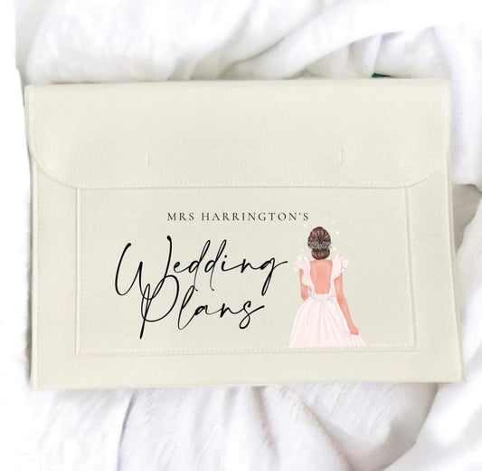 Wedding Plans Felt Folder