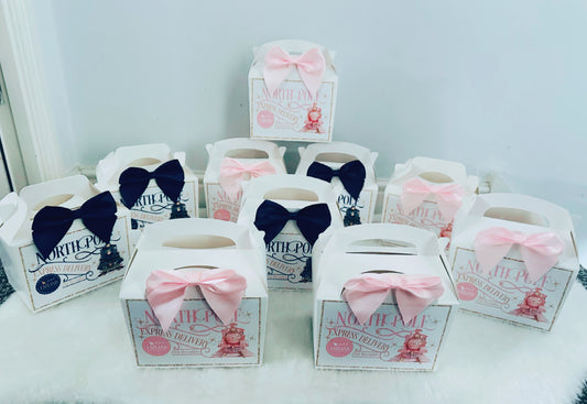 BLUE NORTH POLE TREAT BOX