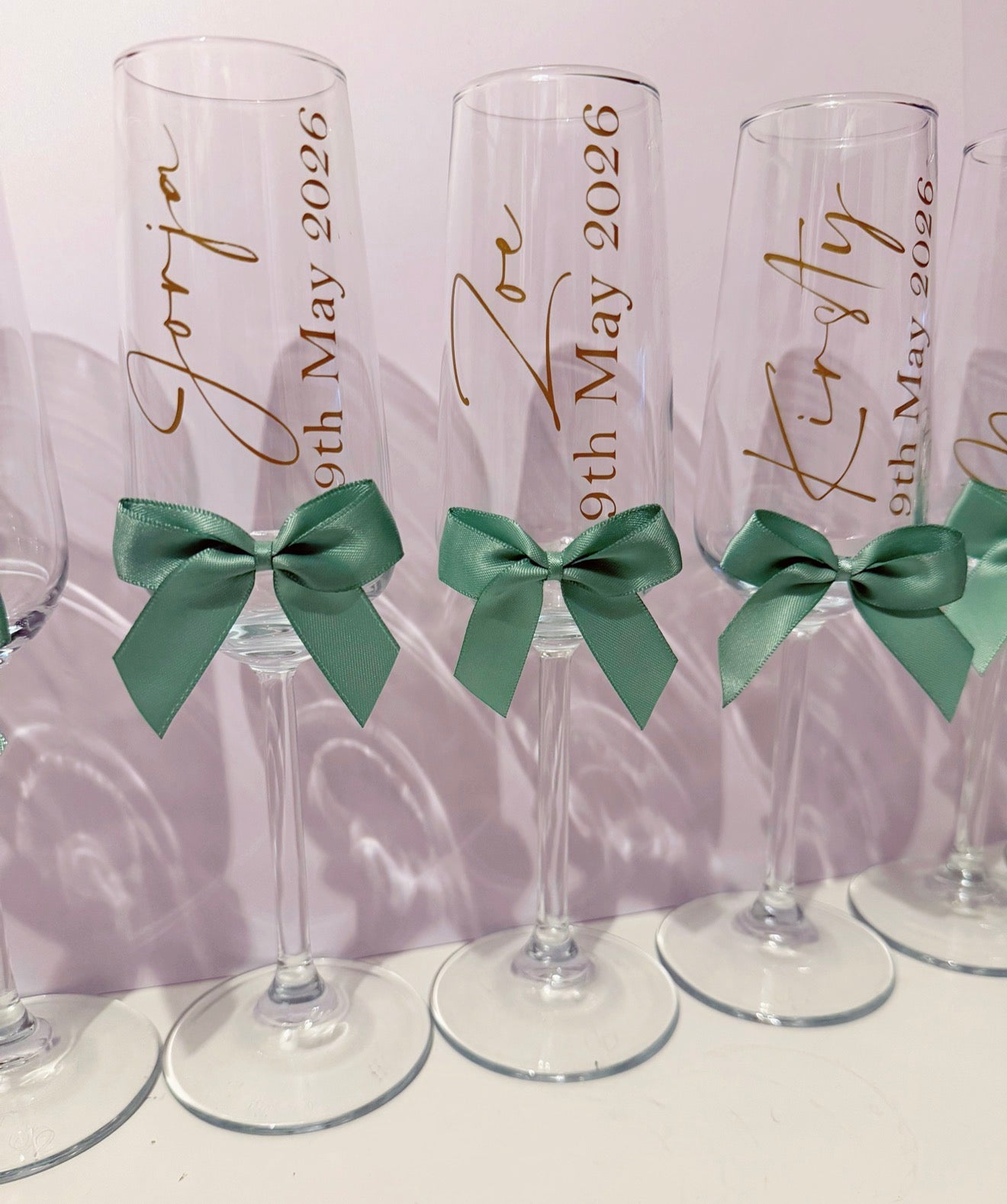 WEDDING GLASS FLUTES