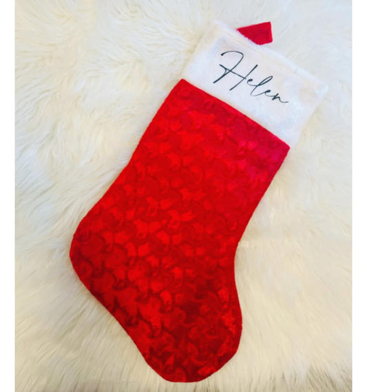 RED TRADITIONAL STOCKING