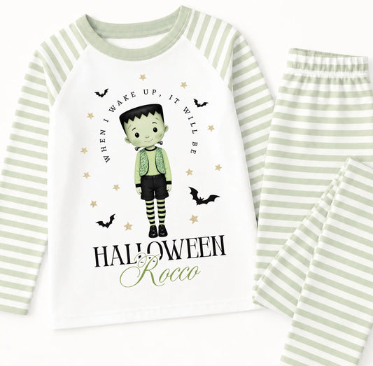 HALLOWEEN GREEN PYJAMAS