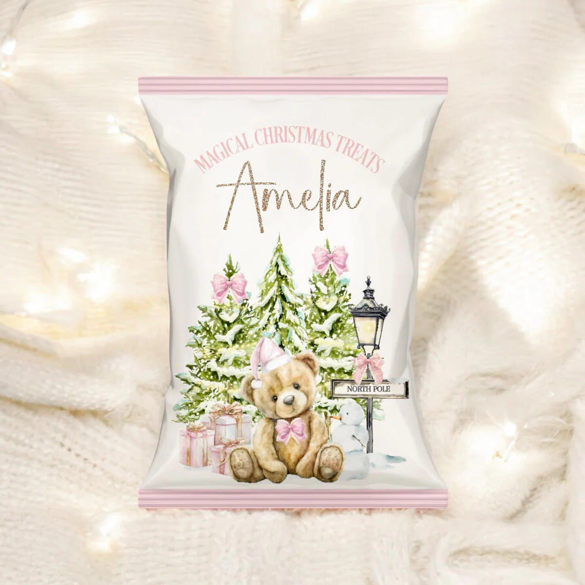 PINK NORTH POLE TREAT PACKET