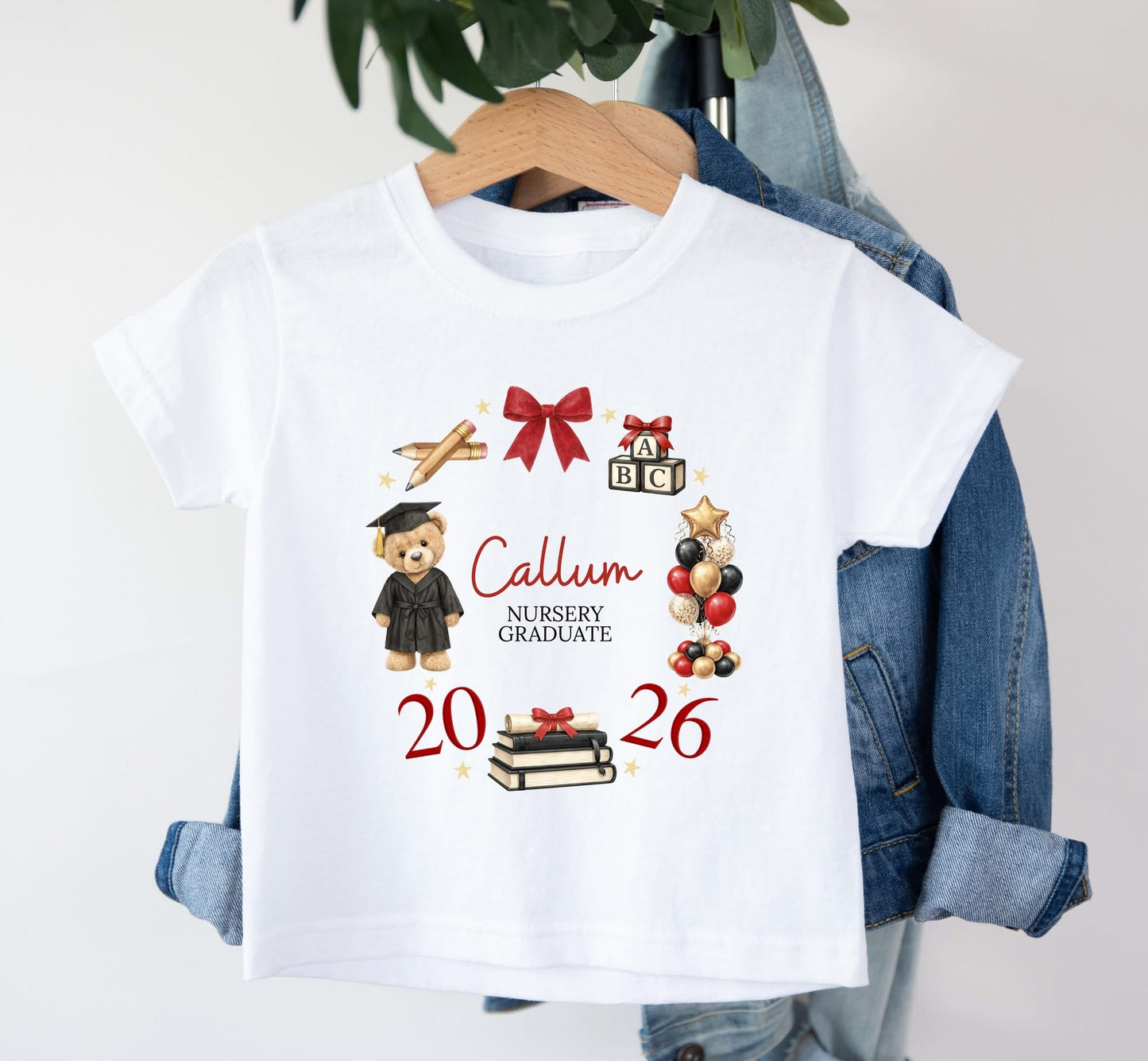 Graduation T-shirt Wreath